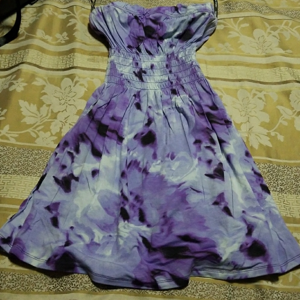 bebe sport strapless dress